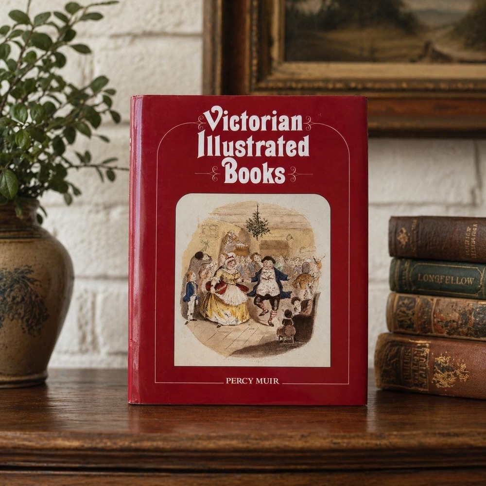 Victorian Illustrated Books Percy Muir 1989‎ Hardcover Dark Academia Decor